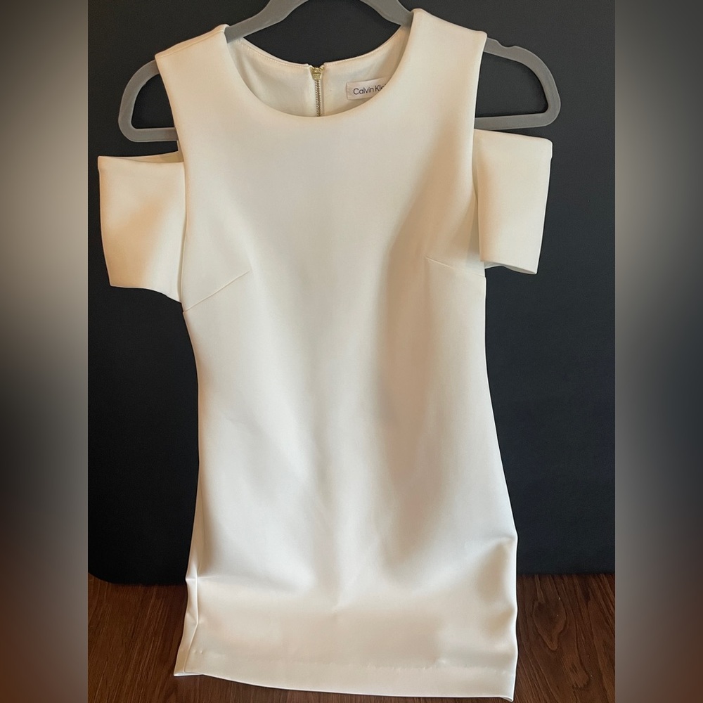 Calvin Klein Ivory Sheath Dress